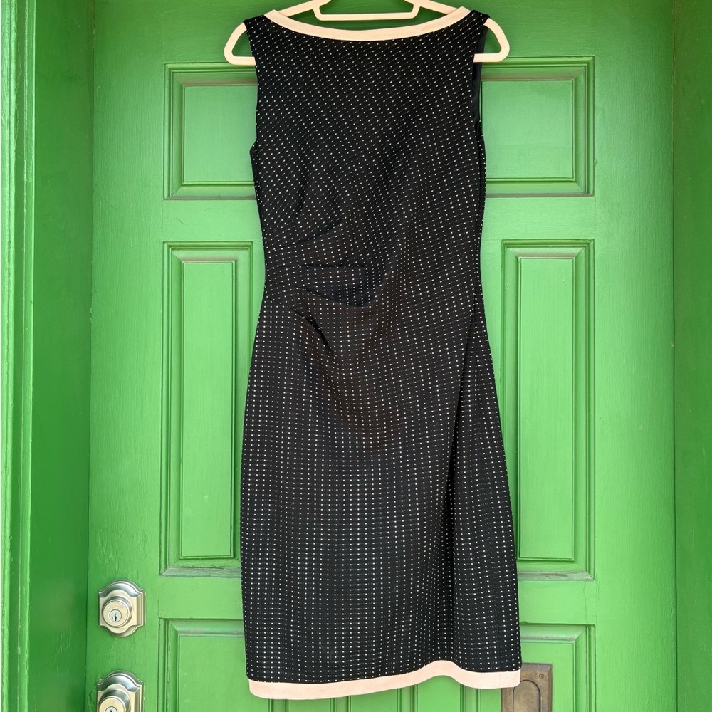 Kat Unger classy Black and Pale Pink Sleeveless Dress